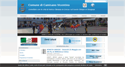 Desktop Screenshot of comune.camisanovicentino.vi.it
