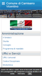 Mobile Screenshot of comune.camisanovicentino.vi.it